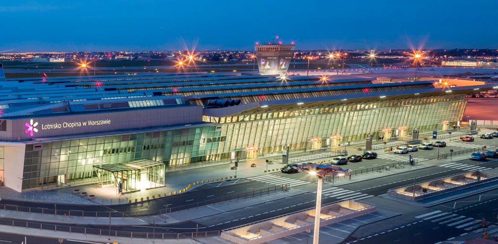 Parking lotnisko Lotnisko Chopina Warszawa