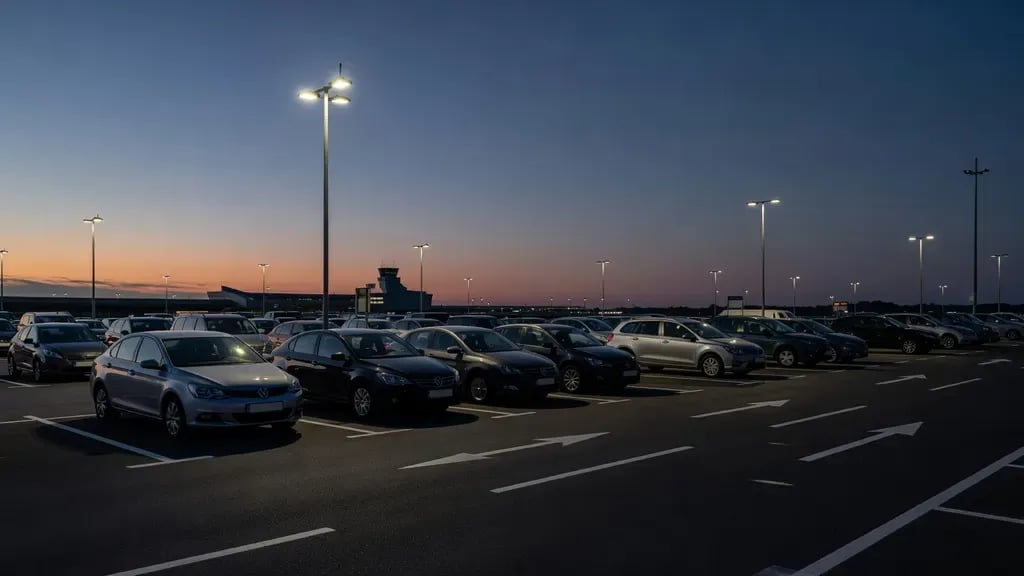 Czy parkingi lotniskowe są oświetlone i dlaczego to ważne?