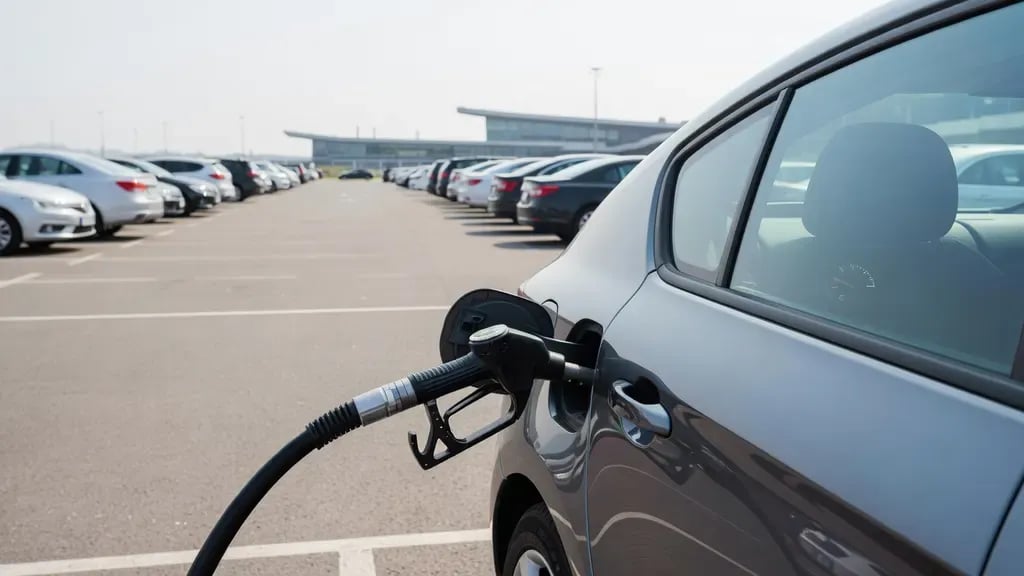 Czy warto tankować auto przed zostawieniem go na parkingu?