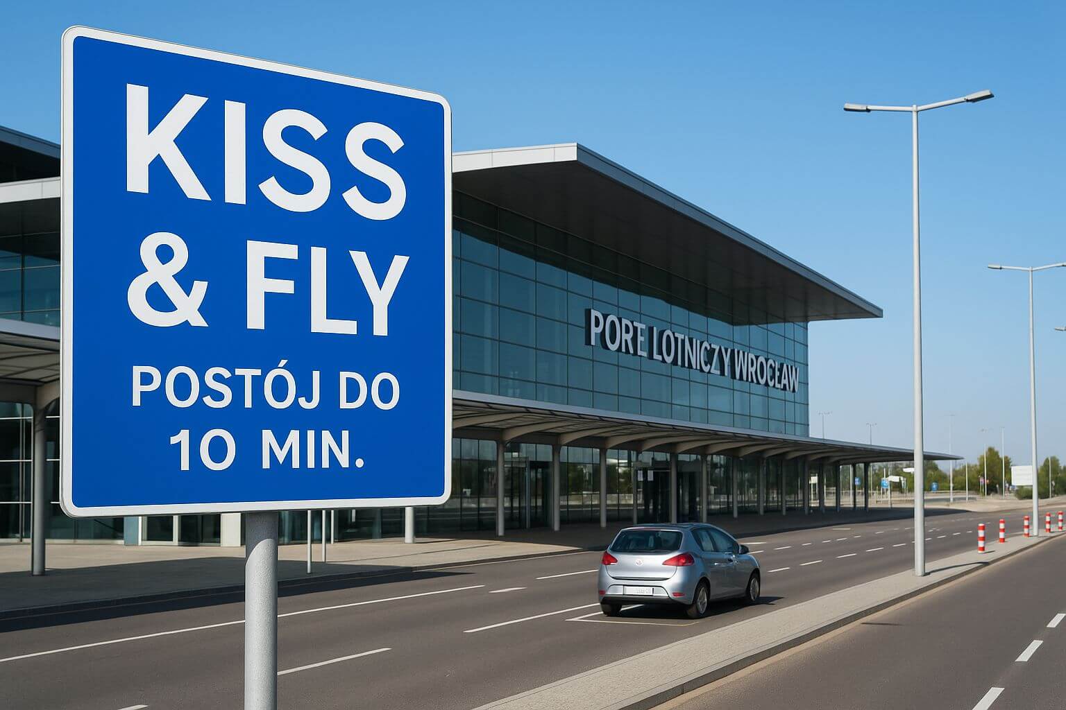 Kiss and Fly - co to za strefa i jak z niej korzystać na lotnisku?