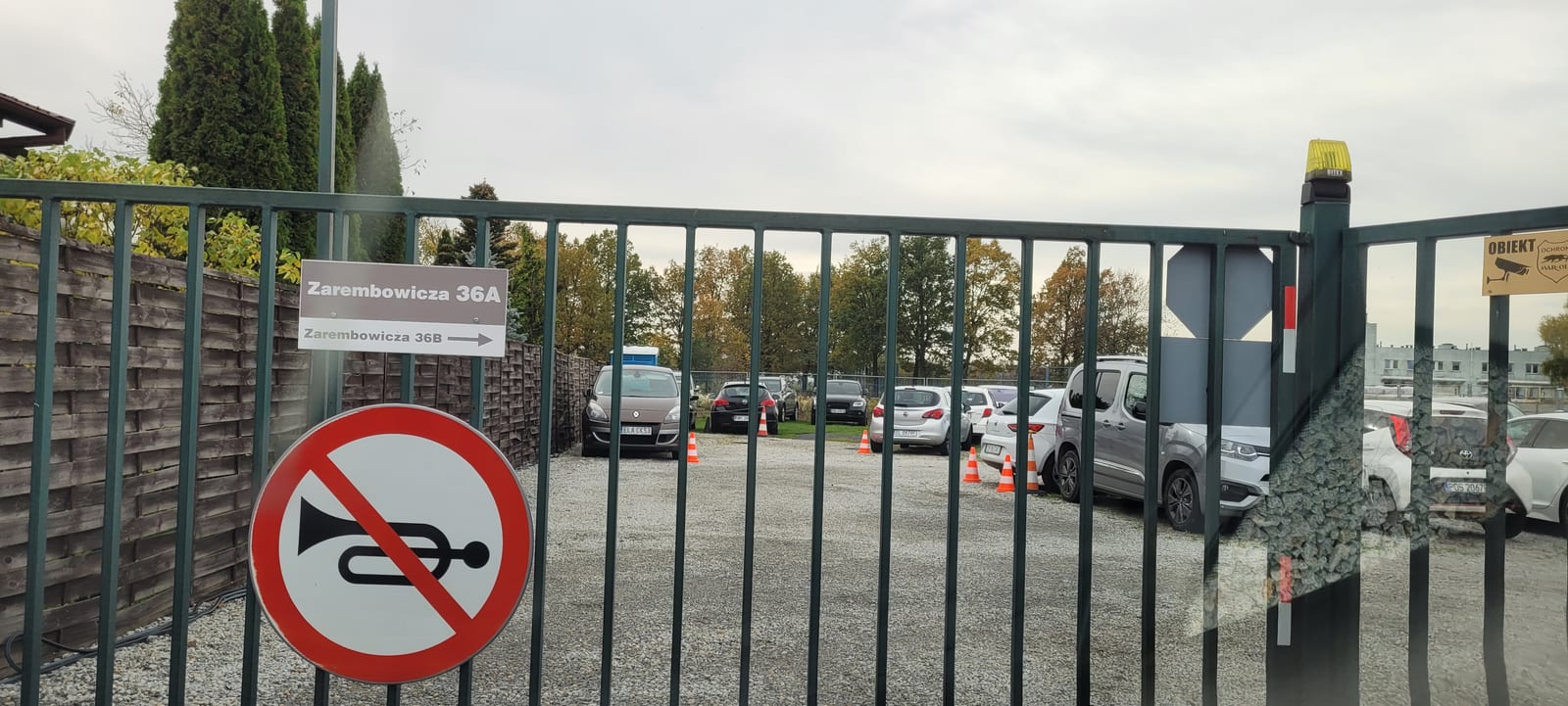 Parking przy Cargo Lotnisko Wrocław